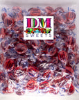 DM Sweets Sugar Free Cinnamon Candy Buttons  1 lb of Individually Wrapped Hard Sucking Candy Red