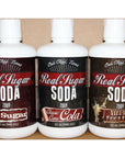 Real Sugar Dr Doctor Syrup  SmallBatch Craft Soda from Oak Cliff Beverage Works  4 Pack