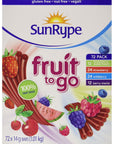 SunRype Fruit to Go Snack - Variety Pack of 72 {Imported from Canada}