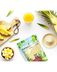 Food to Live Pineapple Powder 25 Pounds  Raw Dried Fruit Unsulfured Vegan Bulk Great for Baking Juices Smoothies Yogurts and Instant Breakfast Drinks Contains Maltodextrin No Sulphites