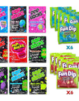 Fun Dip and Pop Rocks Candy Bulk Variety 21 Pack Includes 9 Flavors of PopRocks Candy Bulk Set and 12 Packs of Fun Dip Candy by Snackivore