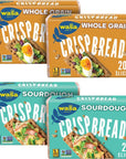 Wasa Crispbread Variety Pack Pack of 4 Sourdough and Whole Grain Crackers NonGMO Ingredients Fat Free