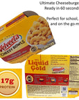 Packaged Meals Variety pack of 4 Velveeta Bowls Bundle with Snack Fun Shopping Pad 4 Protein Packed MRE Meals Ready to Eat Microwaveable Prepared Meals