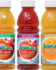 Tropicana 100 Juice 3 flavor 10 fl oz Pack of 24  Apple Juice Fruit Medley Orange Juice