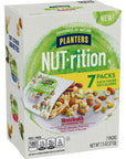 Planters NUT-RITION MEN'S HEALTH Recommended Nut Mix with Peanuts, Almonds, Pistachios Sea Salt, 7 ct of 1.25 oz Packs