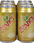 Zevia Zero Calorie Soda  Cream  12 oz  6 pk