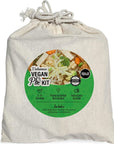 Get Cultured Box DIY Vegan Pho Kit (Ph? Chay), Authentic Vegan Vietnamese Noodle Soup Broth, Includes Herb Bag, Rice Noodles & Condiments (Not Included: Protein & Garnish), 5-6 Servings