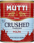 Mutti Finely Crushed Tomatoes No Additives or Preservatives Vegan Gluten Free  NonGMO 28 Oz Pack of 6