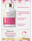 Women’s Multivitamin | 365 Tablets | Vitamin and Mineral Supplement | Non-GMO, Gluten Free | by Carlyle