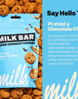 MILK BAR Super Crunchy Cookies  Cinnamon Toast Pretzely Chocolate Chip and Brown Butter Chocolate Chip  Crunchy BiteSized Cookies With No Artificial Flavors or Preservatives  Pack of 3 45oz Bags