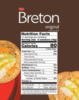 Breton Original Crackers 7 Ounce Pack of 3