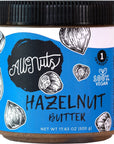 ALLNUTS  Nut Butter Spread 100 Natural Creamy Smooth Texture Additives Free Keto Friendly Vegan Plant Based ALLNUTS_HAZELNUT