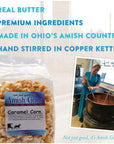 Amish Good 10 oz Caramel Popcorn Handmade Gourmet Popcorn Our Copper Kettle Amish Made Fresh Caramel Flavored Popcorn Perfect For Carmel Corn Lovers And Holiday Gifts