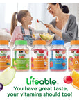 Lifeable Prebiotic Fiber Supplement Gummies for Kids - 5g - Great Tasting Natural Flavored Gummy - Gluten Free, Vegetarian, GMO Free Chewable - for Children, Teen, Toddler - 90 Gummies - 45 Doses