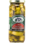 Amish Wedding Hot Pickled Brussels Sprouts 16oz Pack of 2