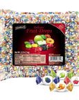 Colombina Delicate Fruit Filled Drops Individually wrapped hard candy in a bulk bag of 4 Assorted Fruit Candy Flavors, 2.2 pounds, 650 candies from Colombina