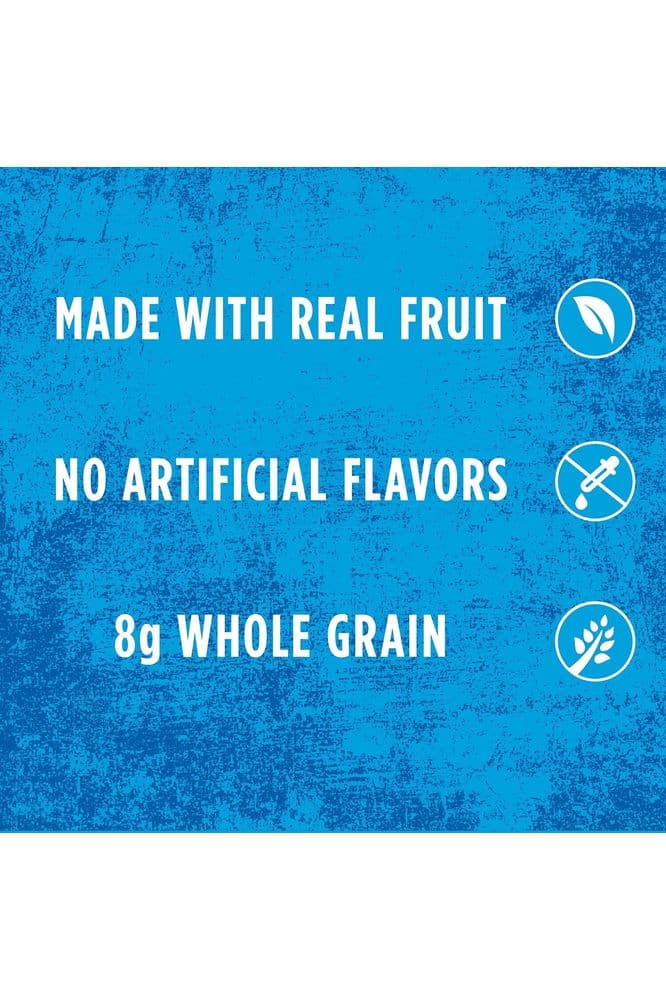 Kellogg&#39;s Nutri-Grain, Soft Baked Breakfast Bars, Blueberry, Made with Whole Grain, Value Pack, 20.8 oz (16 Count)