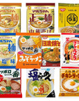 Japanese Instant Noodles Ramen Variety BOX tonkotsupoke bone soy sauce miso salt 10 Packs Ninjapo Japan