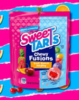 SweeTARTS Chewy Fusions Candy, Fruit Punch Medley, 9 ounce