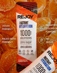 REJOY Sugar Free Electrolytes Powder Packets - Keto Paleo Hydration Supplement Drink Mix, Organic Ingredients, 1000 mg Electrolytes, (9 Count) (Variety Pack)