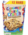 Cinnamon Toast Crunch & Lucky Charms Soft Baked Breakfast Cereal Bars Bundle with ThisNThat Recipe Card