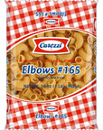 Carozzi Elbow Pasta 1LB Pack of 4  Premium Macaroni NonGMO Al Dente Texture Perfect for Hearty Dishes Family Meals and Culinary Creations