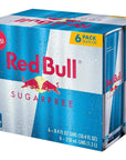 Red Bull Energy Drink Sugar Free - 8.4 Fl Oz (6 Pack)