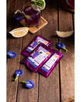 Honey Lemon Butterfly Pea Tea Mix Instant Tea Powder 50gram 5 Sachets  Thai Tea Powder For Iced Tea Hot Tea Drink Cocktail Party