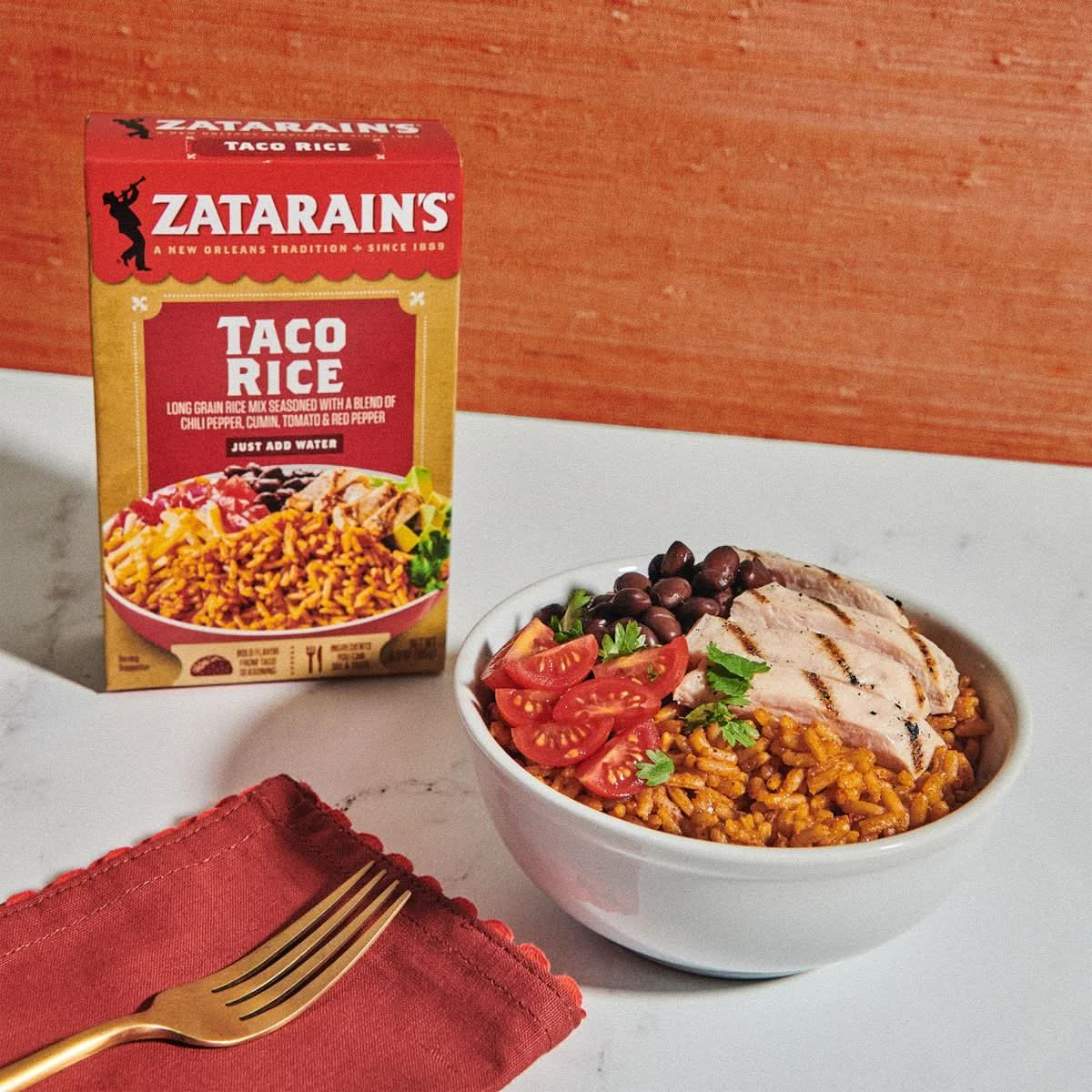 Zatarains Taco Rice 69 oz Pack of 4