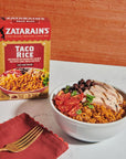 Zatarains Taco Rice 69 oz Pack of 4