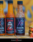 Elijah's Xtreme Trio Hottest Hot Sauce Gift Sets Includes Xtreme Regret Carolina Reaper Hot Sauce, Ghost Pepper Sauce & Sweet Reaper Hot Sauces