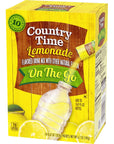 Country Time Sugar Sweetened Lemonade OnTheGo Powdered Drink Mix 60 Count