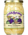 Jake  Amos Pickled Sweet Cauliflower 16 Oz Jar Pack of 2