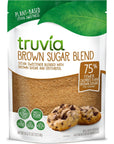 Truvia Brown Sugar Blend, Mix of Natural Stevia Sweetener and Brown Sugar, 18 oz Bag