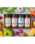 Savory Spice Veggie Lovers Spice Set - 4-Jar Gift Set of Vegan Seasonings & Vegetable Spices for Cooking or Grilling | Vegetarian Herbs & Spices for Vegetables