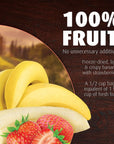 BrothersALLNatural Fruit Crisps Strawberry Banana 042 oz Pack of 24