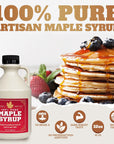 Grade B Maple Syrup 32 Oz Jug  100 Pure Maple Syrup Now Grade A Dark Bold Robust Flavor  Artisan Maple Syrup Gift  USAMade Breakfast Syrups  Toppings by Lincoln County Reserve