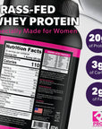 PRO NUTRITION LABS Whey Protein Powder for Women - Supports Lean Muscle Mass - Low Carb - Gluten Free - Grass Fed and Rbgh Hormone Free Whey Protein Chocolate Powder (Chocolate Delight, 2 Lb)