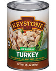 Keystone Meats All Natural Canned Turkey 145 Ounce