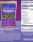 La Terra Premium Dried Blue Butterfly Pea Flower 35 OZ 100 Raw with No Fillers or Additives Gluten Dairy Caffeine Sugar Free Vegan Keto Friendly Hot and Cold Beverages