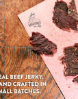 Hardtimes Handcrafted Beef Jerky  Original Flavor  4 Pack of 225 oz Bags