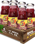 Hit Blackberry juice 8 fl oz  237ml glass x 6 units