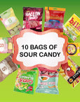 Swedish Candy Mix From Sweden  Variety Pack With Sour Candy  10 Bags of Original Godis  1 LB Candies