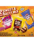 Keebler Sweet & Salty Mix, Keebler Fudge Stripes, Mother's Circus Animals, Utz Mini Cheese Balls, 1 Oz. (Pack of 12)