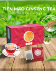 SUNBELEAF  Tien Mao Ginseng Tea 20 sachets  Health Drink CaffeinFree Protect the immune system Tien Mao Ginseng from Vietnam Herbal Tea better for Man