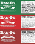 Dan-O's Seasoning Large 3 Bottle Combo | Original, Chipotle, & Spicy | 3 Pack (20 oz)