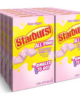 Starburst Singles To Go Powdered Drink Mix, All Pink Strawberry - 6 Count (Pack of 12)