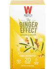 Wissotzky Ginger  Lemon Tea 20 Bags  Caffiene Free  Herbal  Fruit Tea  Ginger Effect Tea  Rich in Antioxidants