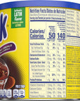 Nesquik Authentic Latin Flavor Powder Drink Mix Chocolate 141 oz Pack of 2 with By The Cup Measuring Spoons