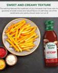 Walden Farms Ketchup 12 Oz. Bottle (Pack of 2) Fresh & Delicious Salad Topping - 0g Net Carbs Condiment, Kosher Certified - Perfect for Fries, Burgers, Meatloaf, Pizza, Hotdogs and More